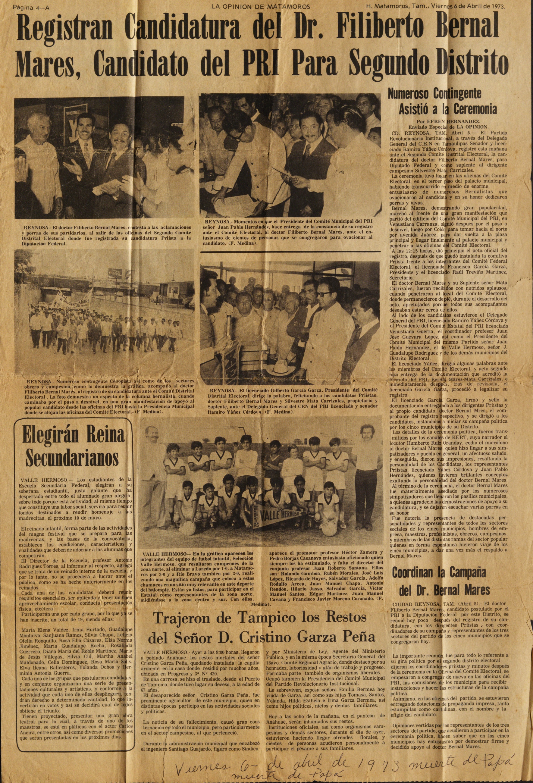A newspaper with a group of people

Description automatically generated